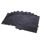 Maxbell Black PVC Page of Paper Money Coin Album Loose-leaf Inners Coin Holder 4Line - Aladdin Shoppers