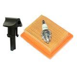 Maxbell Air Filter Spark Plug & Choke Lever Knob for Stihl FS120 FS200 FS250 FS300