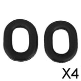 Maxbell 4xReplacement Ear Pad Cover Cushions for Panasonic RP-HTX7 Headphone Black