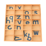 Maxbell Maxbell Wooden Montessori Movable Alphabets Box Letters for Children Educational Toy