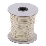 Maxbell 80 Meters 2mm Cotton Waxed Cord Beading DIY Jewelry Making Thread Beige - Aladdin Shoppers