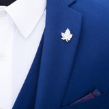 Maxbell Christmas Brooch Maple Leaf Corsage Banquet Collar Pins Wedding Ornaments - Aladdin Shoppers