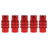 Maxbell 5x Cycling MTB Bicycle Alluminum Alloy Presta Valve Cap Dust Cover Red - Aladdin Shoppers