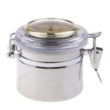 Maxbell Maxbell Pipe Tobacco Tin Can with Hygrometer & Humidifier