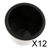 Maxbell 12x11cm Plastic Cup Drink Holder Ashtray for Marine Boat Car Truck Camper RV