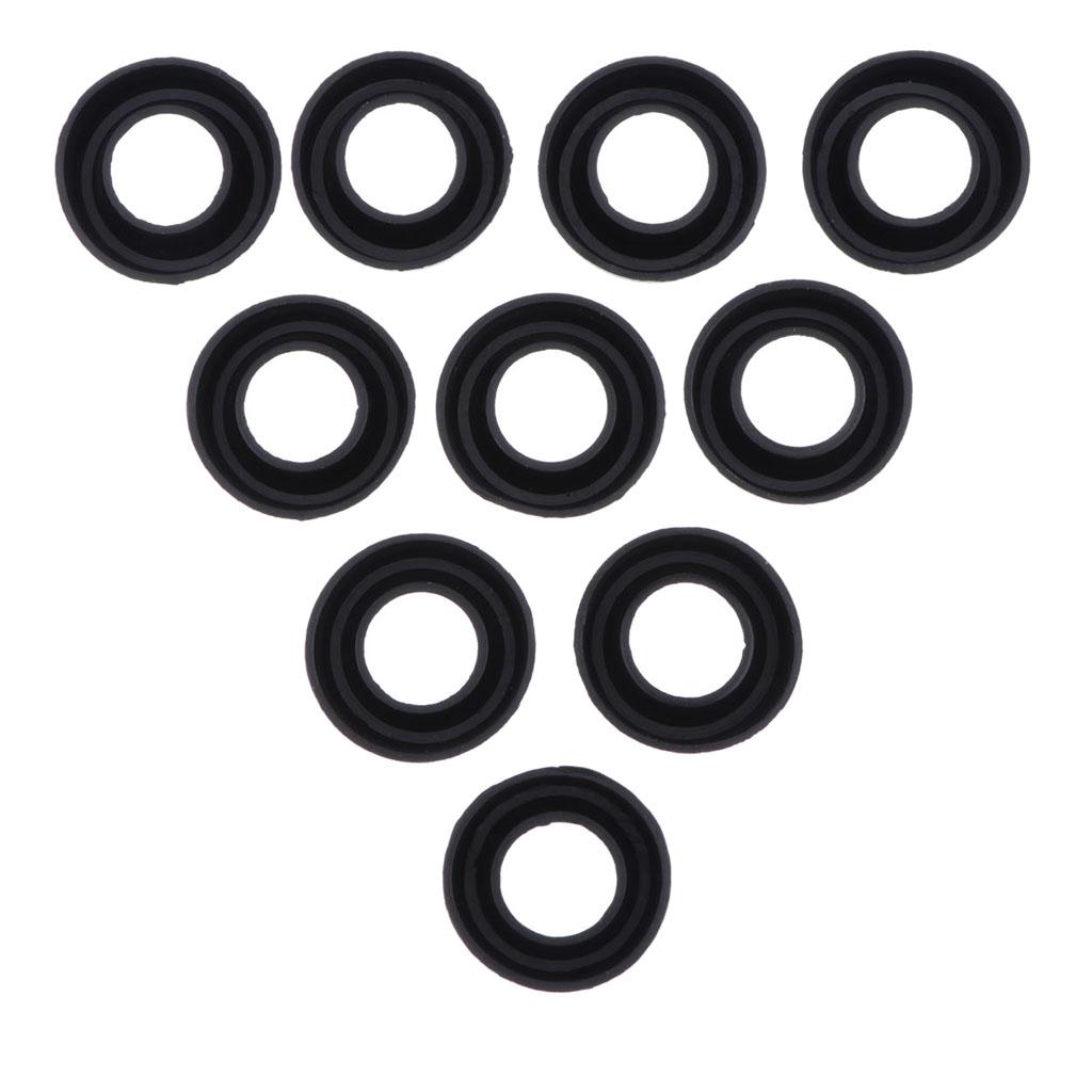 Maxbell Maxbell 10 x Filter Head Gasket Aquarium Gasket Replacement For Tank Aquarium Black