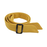Maxbell Women Woolen Overcoat Waist Belt Wide Waist Belt for Commuting Travel Yellow