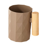 Maxbell Toothbrush Holder Reusable Bathroom Cup for Girls Boys Friends Birthday Gift Brown