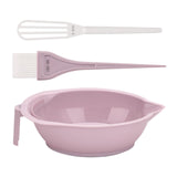 Maxbell Hair Coloring Tool Dye Brush Hair Dye Brush and Bowl Set for DIY Hair Dyeing Pink