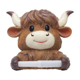 Maxbell Cattle Toilet Paper Holder Shelf Tissue Rack for Shower Room Home Decoration