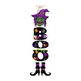 Maxbell 2x Halloween Paper Hanging Ornaments Halloween Decorations for Party Outside