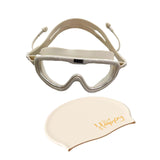 Maxbell Adults Swim Goggles Eyewear Swimming Glasses for Surfing Diving Water Sports White