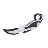 Maxbell Radish Knife Toy Small Foldable Novelty Sensory Toy for Kids Children Family White Black