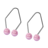 Maxbell 2 Pieces Facial Smile Trainer Portable Practical Easy to Wear Beauty Trainer Pink