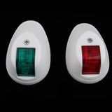 Marine Boat Yacht Red & Green LED Navigation Side Bow Lights White - Aladdin Shoppers