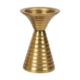 Maxbell Golden Candle Holder Elegant Portable Candlestick for Parties Dinner Wedding S