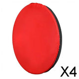 Maxbell 4xLight Diffuser Sock Spare Parts Lamp Sock Cover Cloth for Standard Reflector red
