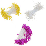 Maxbell 3x 170pcs Pearl Double Tip Floral Stamens DIY Cake Sugar Craft Wedding Decor