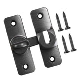Maxbell Barn Door latches Hardware Sliding Door Lock for Bedroom Barn Door Wardrobes Black