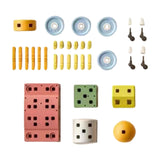 Maxbell 36Pcs DIY Building Blocks Educational Vehicle Assembly for Holiday Preschool
