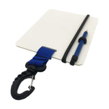 Maxbell Underwater Writing Dive with Swivel Clip and Pencil Portable Notebook Blue