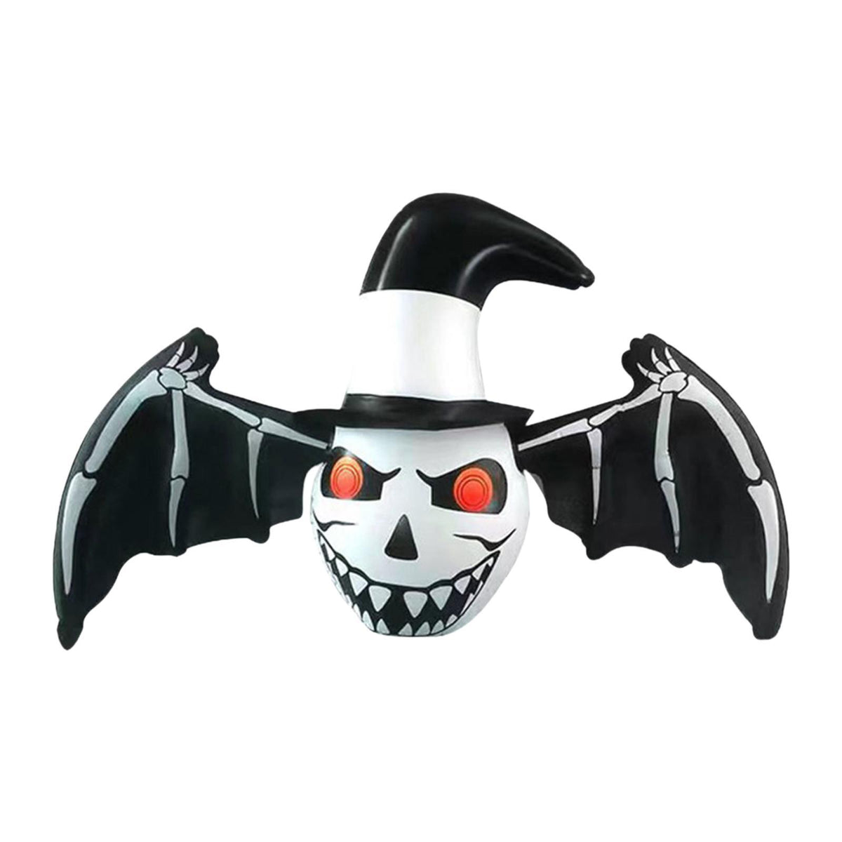 Maxbell Halloween Inflatable Bat Ghost with Lights PVC for Haunted House Yard Window