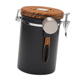 Maxbell 2Pcs Coffee Jar Container Stainless Steel Airtight Canister Kitchen Storage