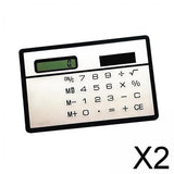 Maxbell 2x8 Digit Calculator Big Buttons Basic Calculators for Desktop Office Business Silver