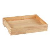 Maxbell Ice Serving Tray Wooden Ice Chilled Ice Platter for Home Wedding Celebration L Rectangle