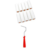 Maxbell 10Pieces Paint Foam Sponge Rollers Decorators Brush + 1Piece Iron Handle - Aladdin Shoppers