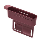 Maxbell Generic Car Seat Gap Filler Organizer Retractable for Drinks Keys Cards Red
