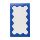 Maxbell Tabletop Makeup Mirror Vanity Table Mirror for Bedroom Bathroom Vanity Table Deep Blue