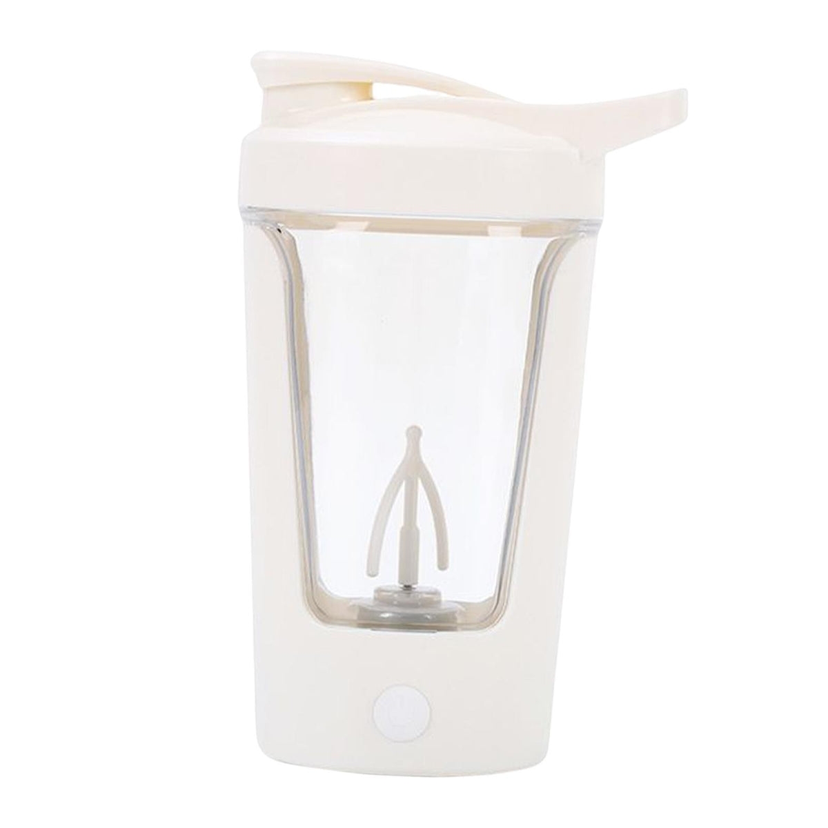 Maxbell Maxbell Handheld Electric Shaker Bottles blender for Sports Workout Office White