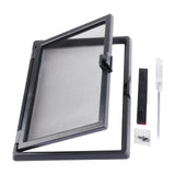 Maxbell Window Screen Mesh Home Office with Mount Hardware Tool Magnetic Flap System Style E