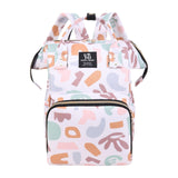 Maxbell Diaper Bag Backpack Essentials Baby Nappy Changing Bag for Women Mum and Dad Pink