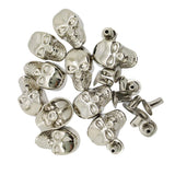 Maxbell 20 Sets Skull Studs Rivets Punk Rock DIY Spikes Shoes Bags Decor