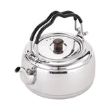 Maxbell Tea Kettle Thickened Cook Pot Boiling Water Pot for Camping Cooking Stovetop Argent