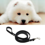 Maxbell Maxbell Dog Pet Leash Lead Flocking Leather Walking Soft Firm Comfortable Black