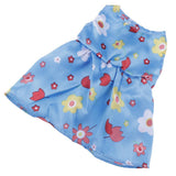 Maxbell Lovely Short Skirt for 18inch American Doll Dress Up Accs Blue Flower - Aladdin Shoppers