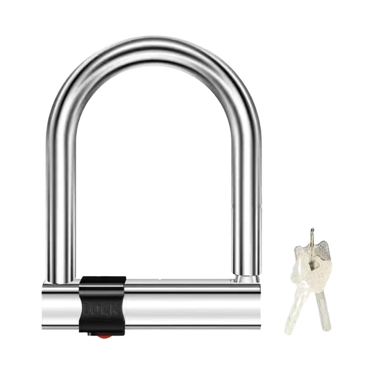 Maxbell Bike U Shape Lock Sturdy Waterproof Security Hydraulic Cutter Resistant Lock with 2 Keys