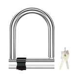 Maxbell Bike U Shape Lock Sturdy Waterproof Security Hydraulic Cutter Resistant Lock with 2 Keys