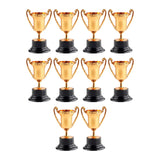 Maxbell 10Pcs Reward Prize Small Award Trophies for Competition Decorations Copper