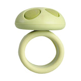 Maxbell Mushroom Shape Door Handle Stopper Lovely Doorknob Protector for Home Office Green