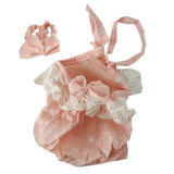 2 Sets Lovely Reborn Doll Outfits - Princess Dress Rompers Headband Clothes