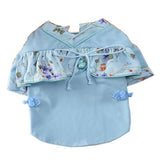 Maxbell Maxbell Traditional Qipao Dress Dog Princess Dress Dog Birthday Party Dress Blue L