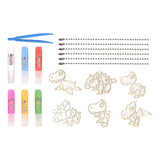 Maxbell DIY Crystal Paint Arts and Craft Kits Crystal Art Paint Set for Adults Gifts Dinosaurs