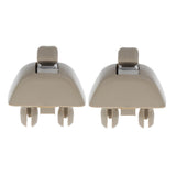 Maxbell 4x2 Pieces Inner Sun Visor Hook Clips for Audi A6 C6 VW Passat Polo Beige