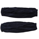 2 Pair of Sleeves Leather Waterproof Kitchen Cooking Oversleeve Blue