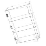 Maxbell Dustproof Storage Cabinet Desktop for Action Figure Memorabilia Collectibles Clear