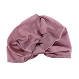 Womens Pure Silk Sleeping Hats Wrap Night Cap Hair Care Bonnet